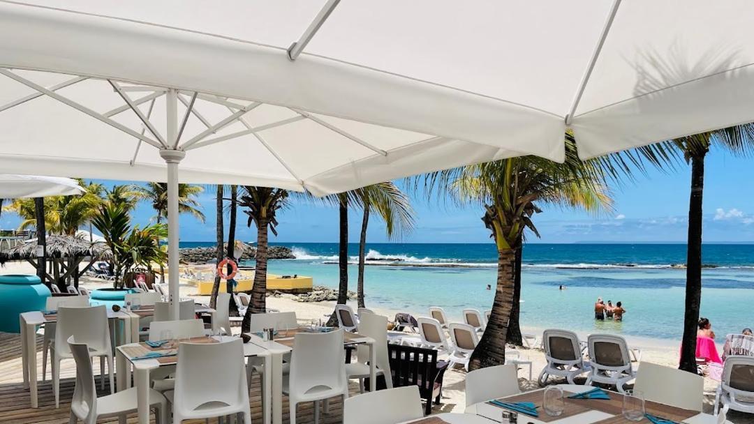 Vue Mer&Accès Direct à la Plage avec Magnifique Piscine Saint-Francois  Esterno foto